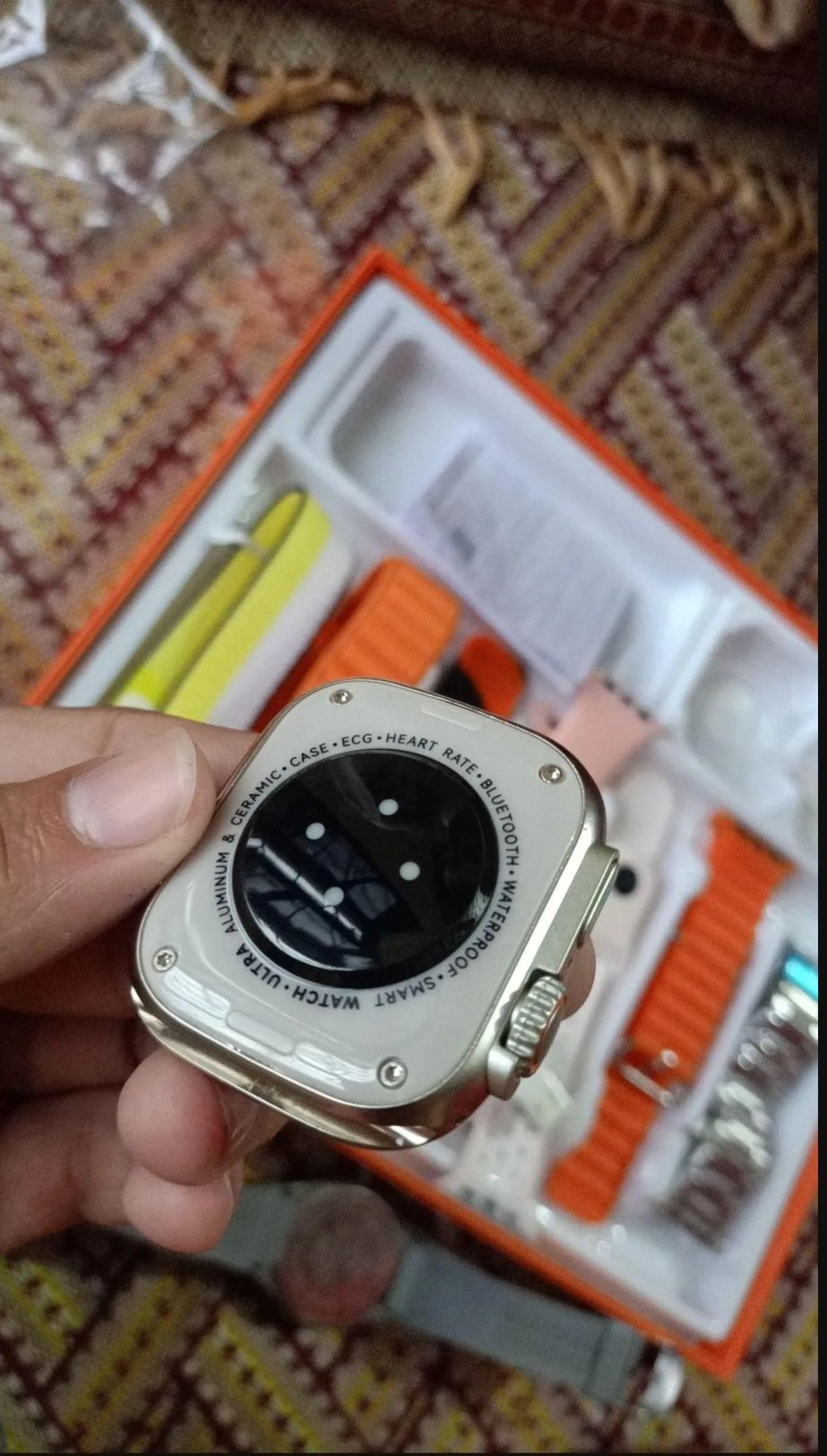 Name : Ultra Smart Watch 7 straps IP68 Waterproof