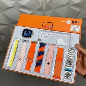 Ultra Smartwatch with 7 straps & fitness tracker